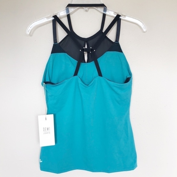 Fabletics NWT Acadia Performance Tank XS Teal - Picture 5 of 8